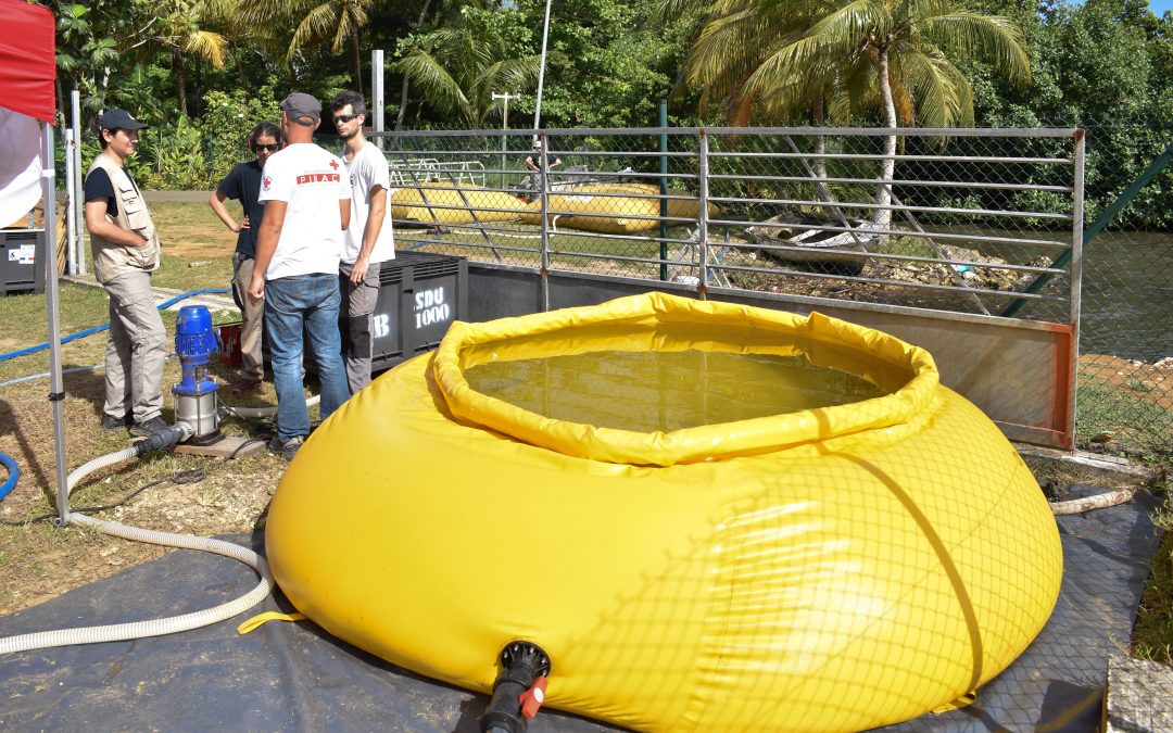 Produire de l’eau potable à partir d’eau de mer en cas de catastrophe dans la Caraïbe : une formation spéciale organisée en Guadeloupe