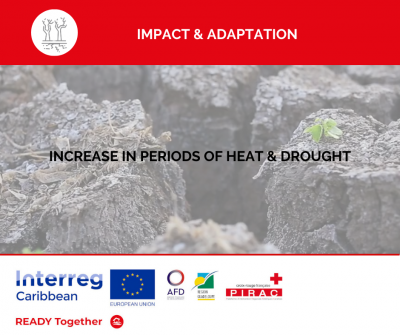 Climate change : increase in periods of heat & droughts